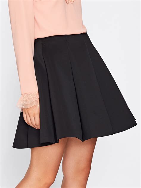 Box Pleated Skirt Sheinsheinside