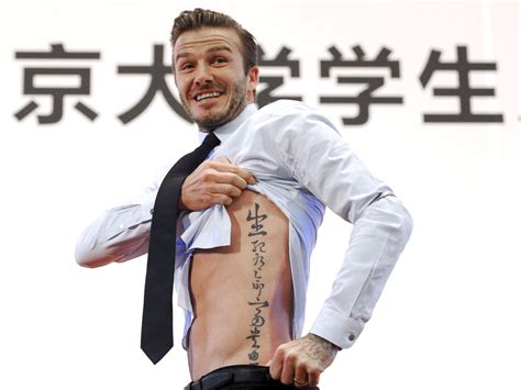 Discover The Story Behind David Beckham´s Tattoos
