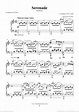 Schubert - Serenade "Standchen" sheet music for piano solo