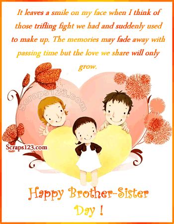 Sweet greetings to wish happy brother's day 0:42 siblings day love wishes. Happy Brother-Sister Day - Brothers and Sisters Day ...