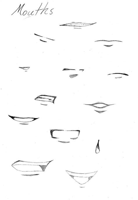 How to draw anime lips mouths with. Anime/manga Mouths by brp393 on deviantART | Anime ...