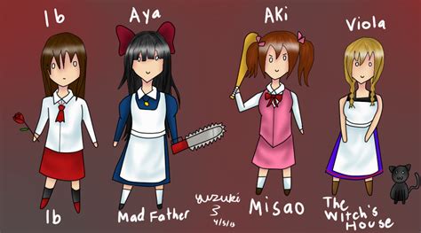 Horror Rpg Girls By Amaiyuzuki564 On Deviantart