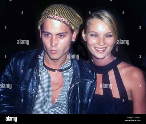 Johnny Depp Kate Moss 1995 Photo By John Barrettphotolink Mediapunch