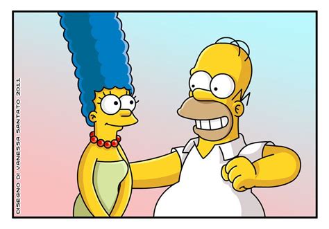 Homer And Marge Simpson By Vanessasan Deviantart Com On Deviantart Marge Simpson Homer And