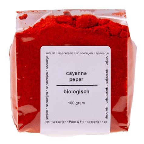 Cayenne Poeder BIO 100g Puur Fit