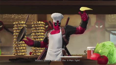 Marvel Ultimate Alliance 3 Deadpool Cooking Tacos Funny Cutscene