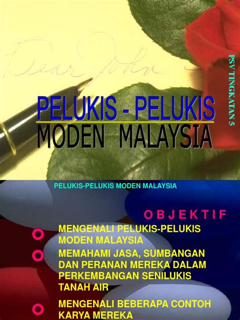 What does pelukis mean in english? TEORI-PSV-T5--PELUKIS-MODEN-MALAYSIA