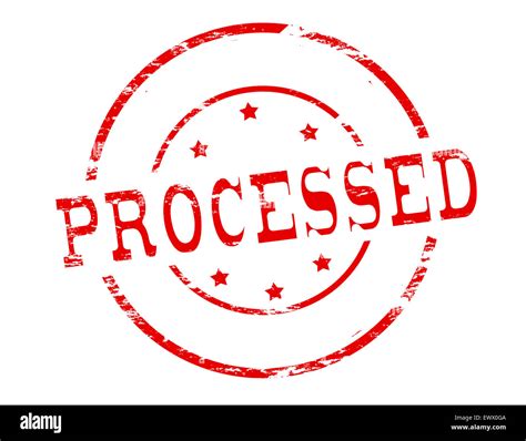 Rubber Stamp With Word Processed Inside Illustration Stock Photo Alamy