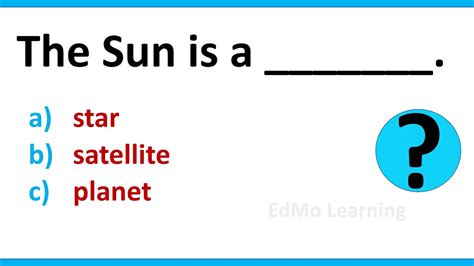 Space Quiz Solar System Quiz General Science Test Youtube