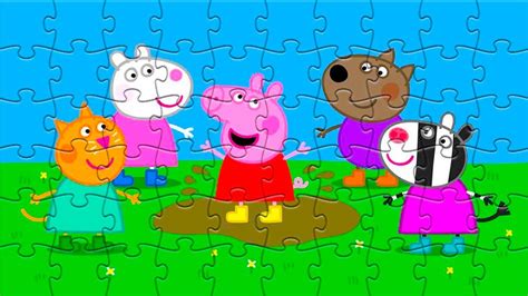 Peppa Pig New Video For Kids Puzzle Games Kids Game Club Youtube