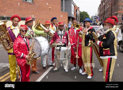 New Orleans Jazz Brass Band Happy Music Fun Color Stock Photo Alamy