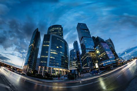 Moscow City At Night By Maxim Venevtsev 500px