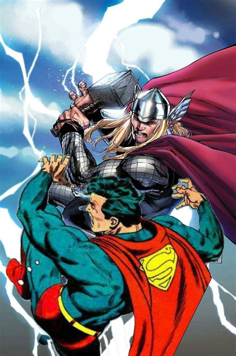 Pin By David Bouldin On Heroes Thor Comic Art Thor Vs Superman Dc