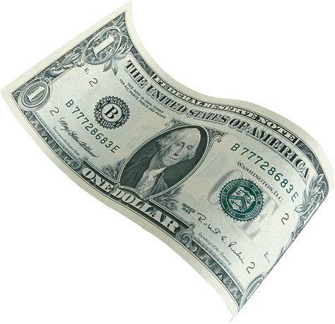 Money One Bill Dollar Transparent PNG StickPNG