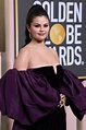 Selena Gomez At Golden Globes 2023 In Purple Valentino Dress: Photos ...