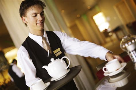 Waiter Serving Tea Studylink