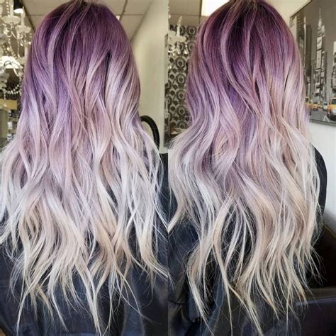 Purple and blonde hair just hit the cutting edge … literally. 50 Cool Ideas of Lavender Ombre Hair and Purple Ombre ...