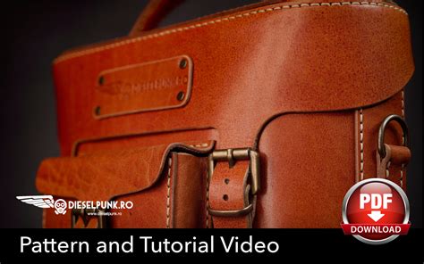 Leather Bag Pattern Pdf Download Leather Diy Camera Bag Video