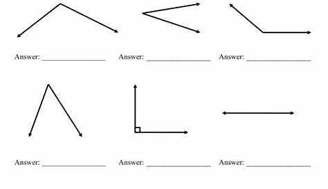 right obtuse and acute angles worksheets