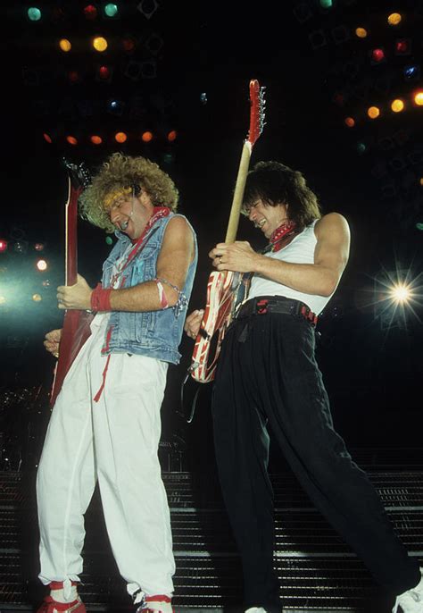 Sammy Hagar And Eddie Van Halen Photograph By Rich Fuscia Pixels Merch