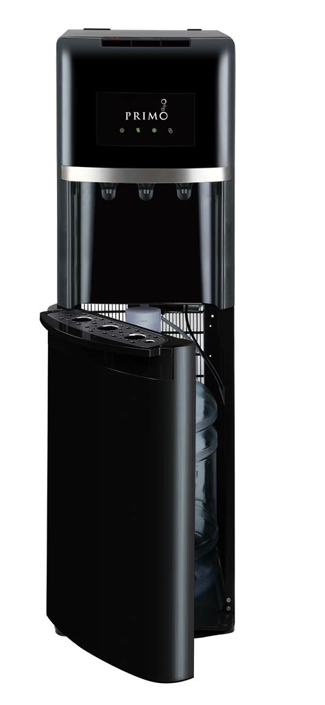 Primo Deluxe Water Dispenser Bottom Loading Hot Cold Room Temp Black Walmart Com