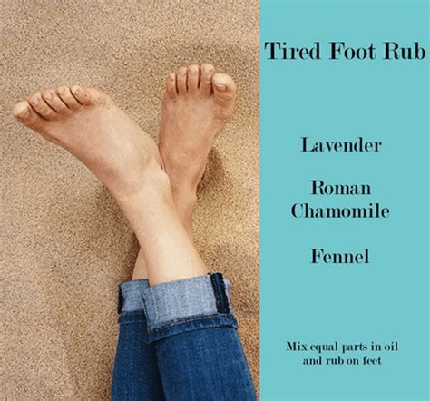 An Aromatherapy Essential Oil Rub For Tired Feet Amrita Aromatherapy