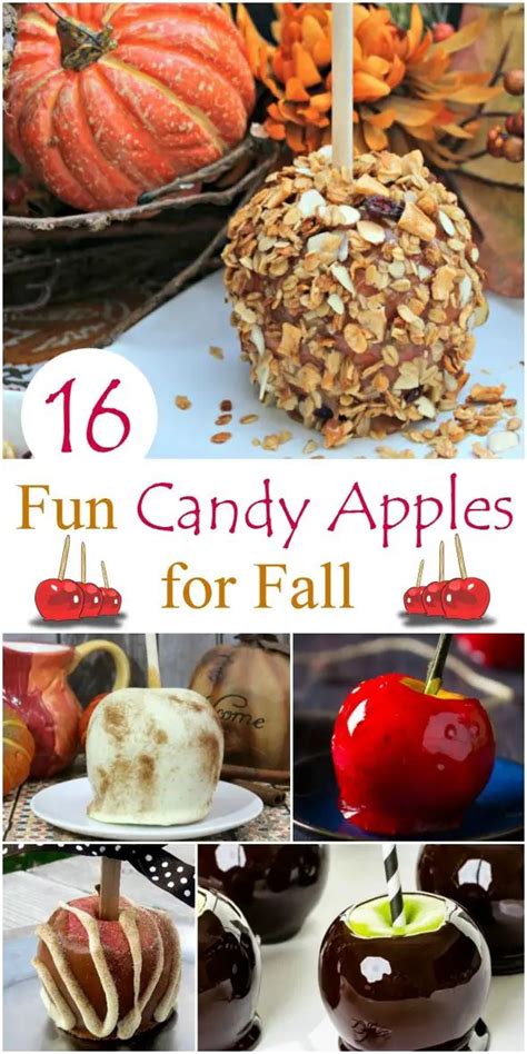 16 Fun Candy Apples For Fall Busy Moms Helper