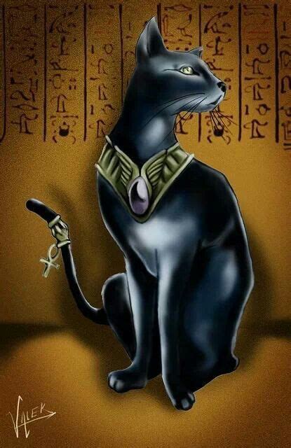 Bast Black Cat Egyptian Cat Goddess Egyptian Cats Bastet