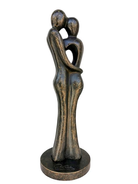 A Bronze Sculpture Of A Loving Couple Etsy