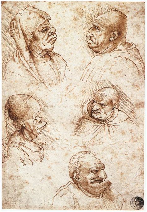 Leonardo Da Vincis Bizarre Caricatures And Monster Drawings