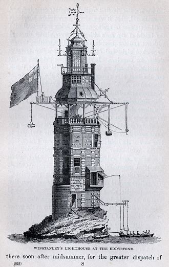 Victorian Lighthouse Illustration From Lighthouses And Lightships By W