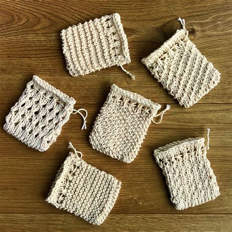 Ravelry Six Ways Soap Saver Sack Pattern By Anna Funnell