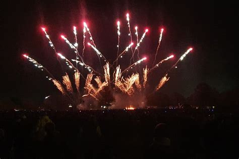 Rain Clears In Time For Thousands To Enjoy Stunning Fireworks Display