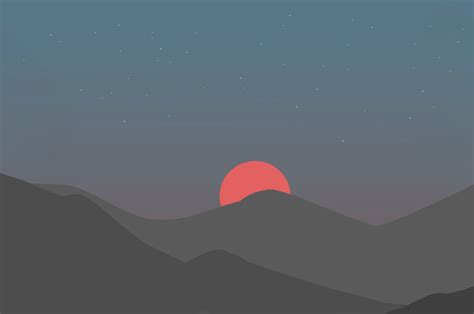 2560x1700 Mountains Sunset Minimal 4k Chromebook Pixel Hd 4k Wallpapers