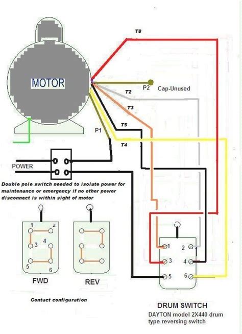 Ac Electric Motor On Off Switch Wiring