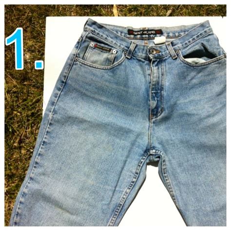 Diy High Waisted Denim Shorts Step By Step Instructions With Pictures