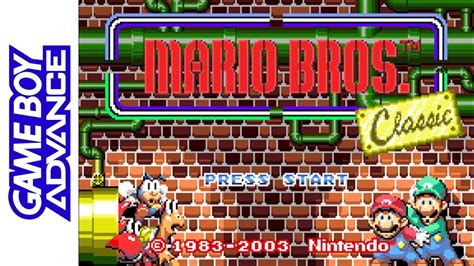 Longplay Gba Super Mario Advance 4 Mario Bros Classic Extra 4k