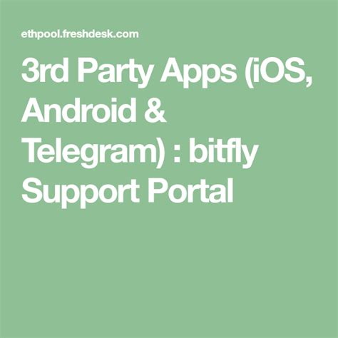 Ios and android users can take advantage of this app store to download apps or games from a vast repository. 3rd Party Apps (iOS, Android & Telegram) | Party apps, Ios ...