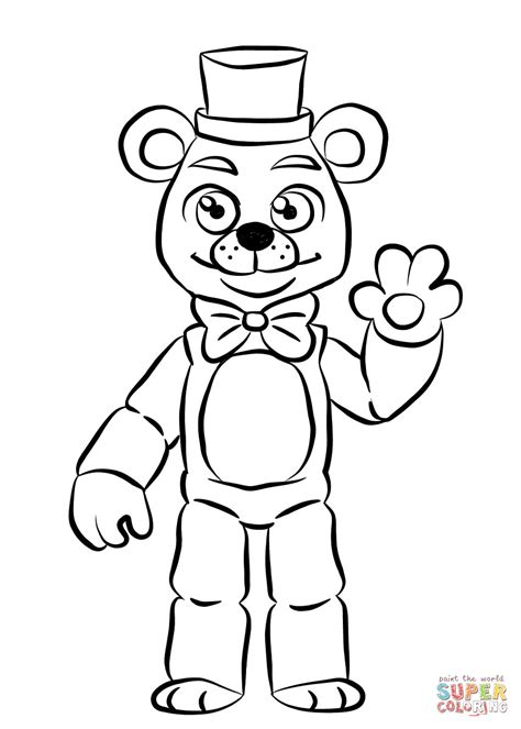 Five nights at freddys coloring page inspirational free printable five nights at freddy s fnaf colorin in 2020 … Freddy Fazbear Coloring Page at GetColorings.com | Free ...