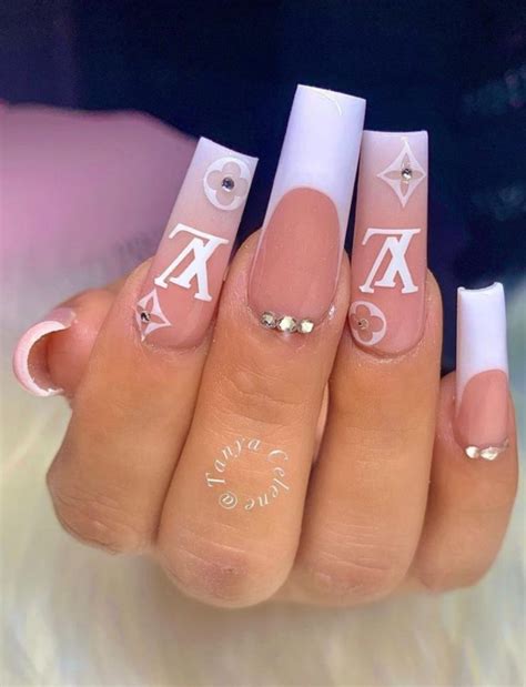 42 Elegant French Tip Nails For Ballerina Acrylic Nails 2021 Cozy