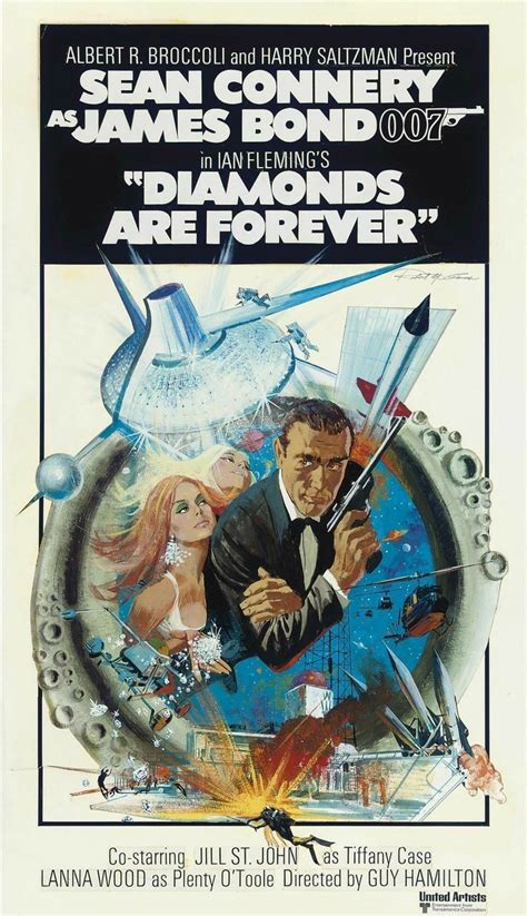 Diamonds Are Forever 1971 Sean Connery Jill St John James Bond