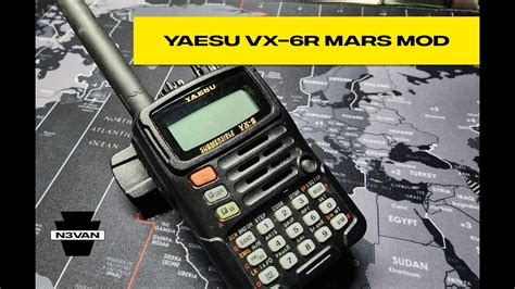 Yaesu Vx 6r Mars Mod Youtube