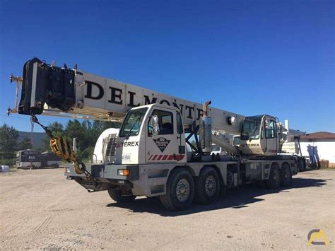 Terex T560 1 60 Ton All Terrain Crane For Sale Truck Hoists And Material