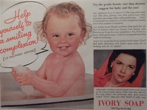 1940 Ivory Soap Original Vintage Advertisement Beauty Ad Soap
