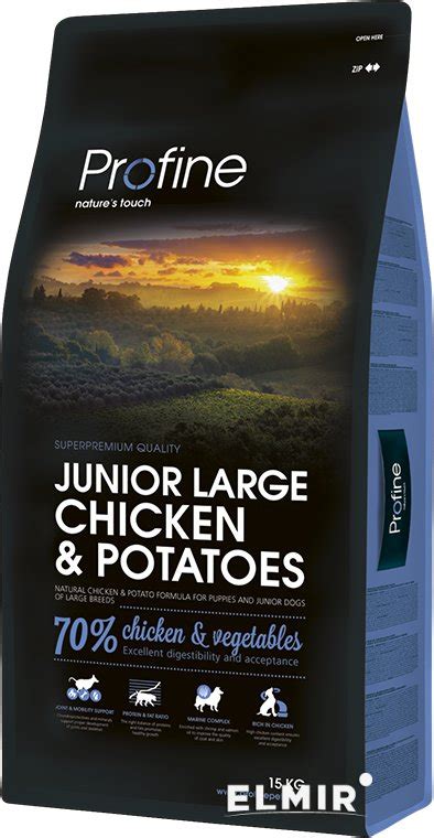 Корм для собак Profine Junior Large Breed Chicken 15 кг купить | ELMIR ...