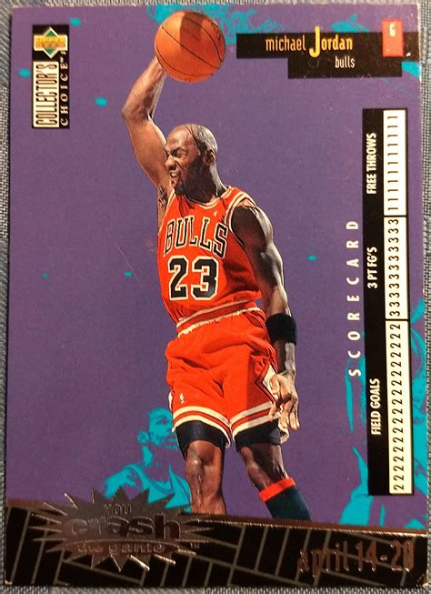 Michael Jordan 1996 Collectors Choice Upper Deck C30 Hall Of Etsy