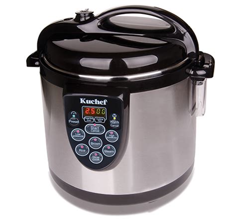 The pressure cooker is a kitchen device that many of us remember from watching our grandmothers or mothers cook—that mysterious large pot or cauldron with the tightly sealed lid and whistling vent on top. Kuchef Multifunction Pressure Cooker Reviews ...