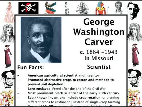 George Washington Carver Packet And Activities Important Historical