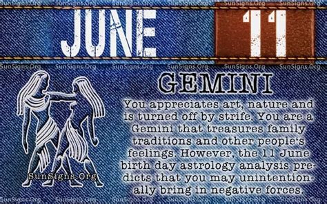 June 11 Zodiac Horoscope Birthday Personality Sunsignsorg