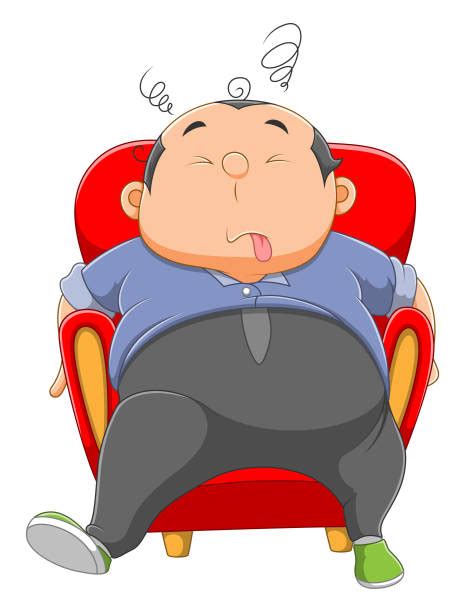Cartoon Of Fat Guy Sleeping Illustrations Royalty Free Vector Graphics